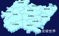 echarts榆林市清涧县geoJson地图3d地图实例代码