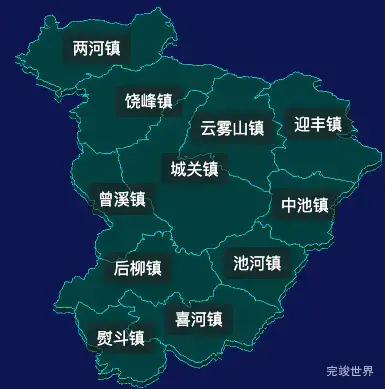 threejs安康市石泉县geoJson地图3d地图css2d标签