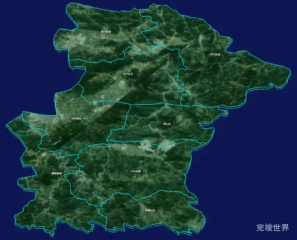 threejs吴忠市盐池县geoJson地图3d地图自定义贴图加CSS3D标签