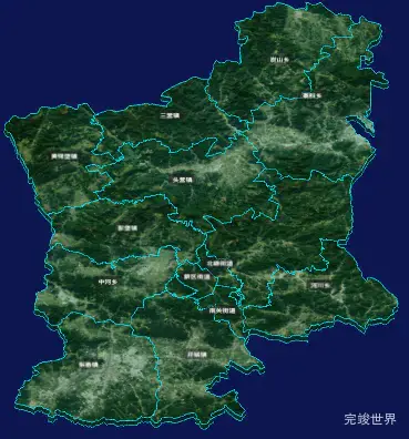 threejs固原市原州区geoJson地图3d地图