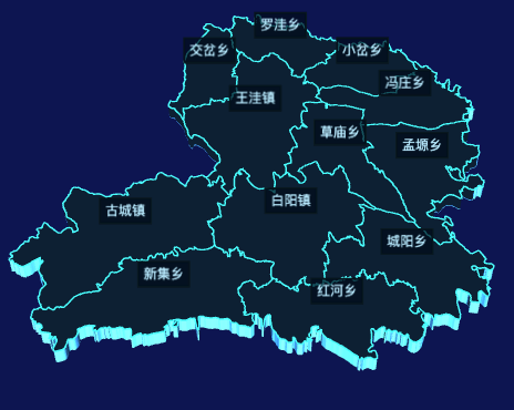 echarts固原市彭阳县geoJson地图3d地图自定义图标
