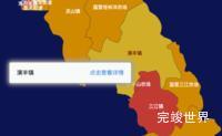 echarts海口市美兰区geoJson地图tooltip自定义html代码演示