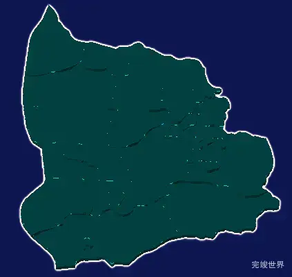 threejs东方市geoJson地图3d地图添加描边效果