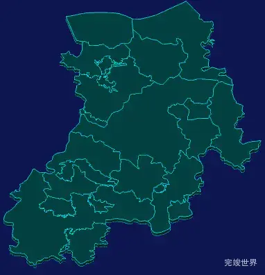 threejs澄迈县geoJson地图3d地图