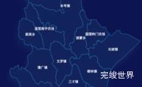 echarts陵水黎族自治县geoJson地图地图下钻展示实例代码