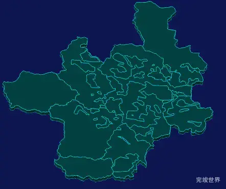 threejs保亭黎族苗族自治县geoJson地图3d地图