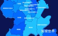 echarts贵阳市花溪区geoJson地图 visualMap控制地图颜色演示实例