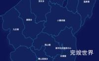 echarts贵阳市息烽县geoJson地图地图下钻展示代码演示