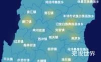 echarts六盘水市盘州市geoJson地图热力图实例代码