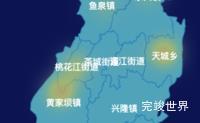 echarts遵义市湄潭县geoJson地图热力图实例