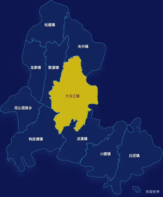 echarts遵义市余庆县geoJson地图地图下钻展示