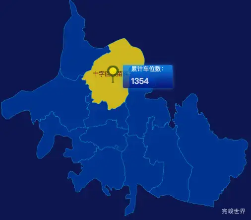 echarts安顺市平坝区geoJson地图点击地图插小旗