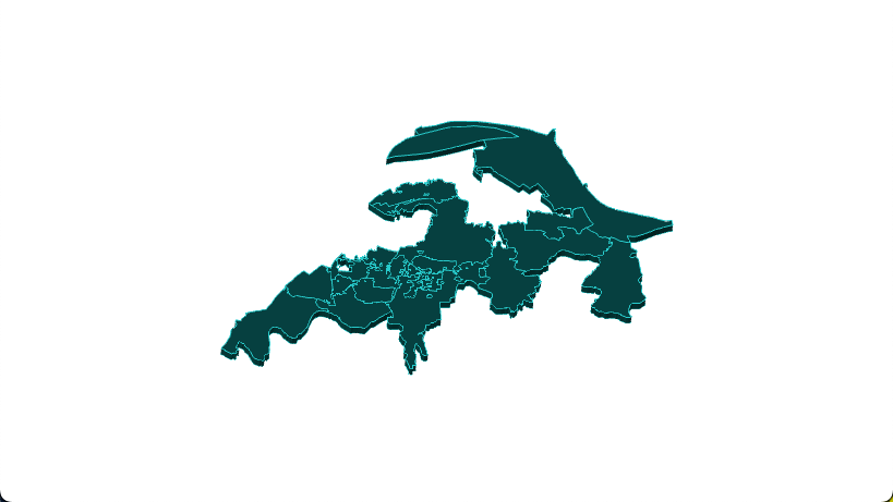 threejs 武汉市洪山区geoJson地图3d地图