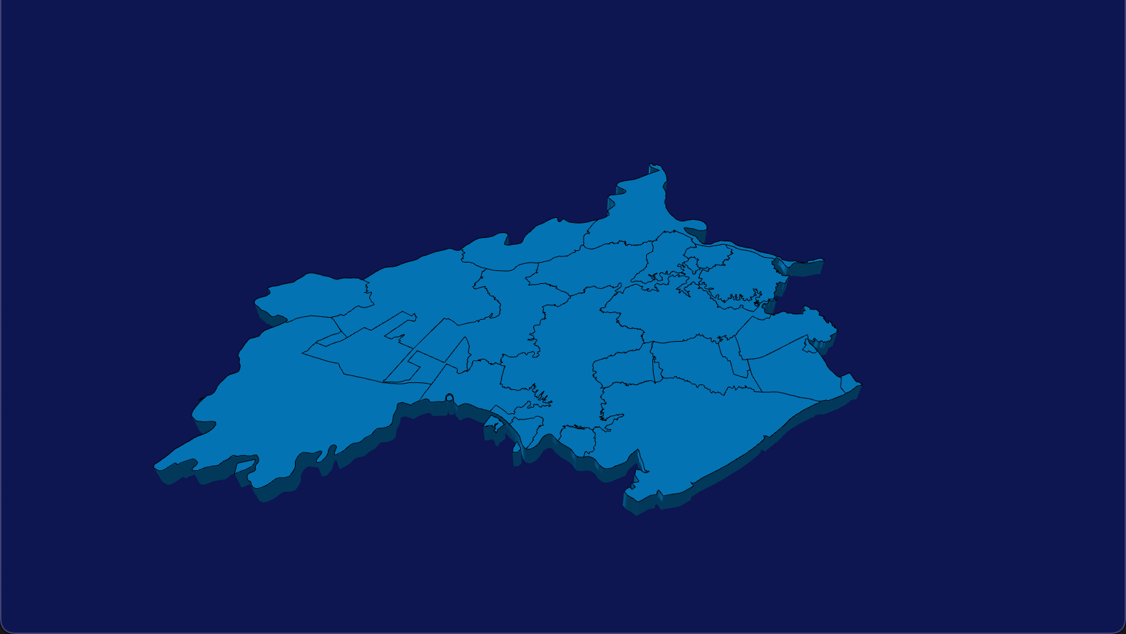echarts 武汉市蔡甸区geoJson地图3d地图实例旋转动画