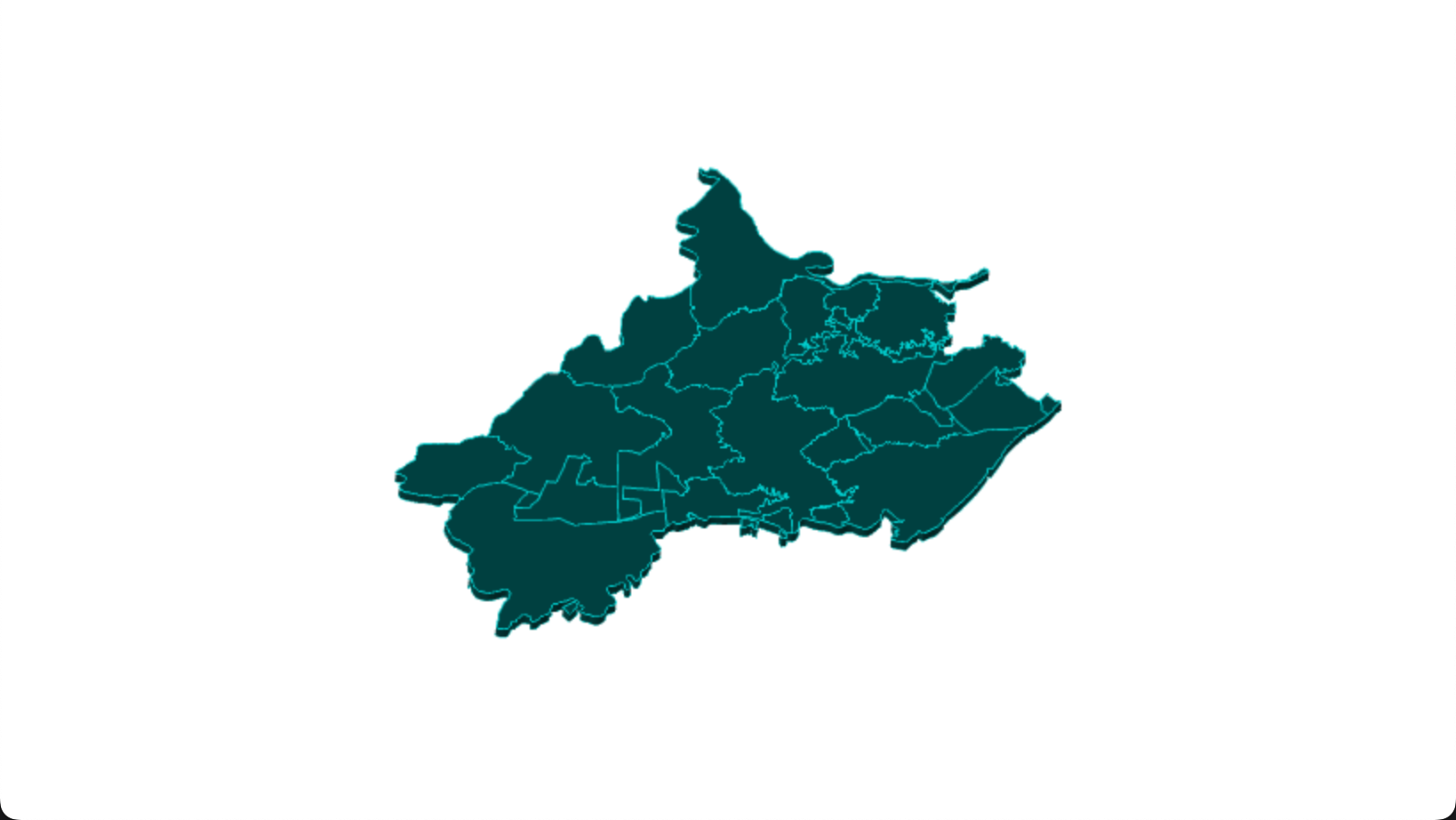 threejs 武汉市蔡甸区geoJson地图3d地图