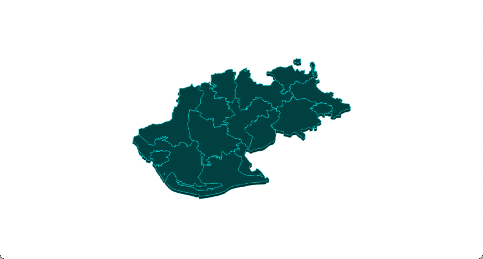 1 threejs 武汉市新洲区geoJson地图3d地图