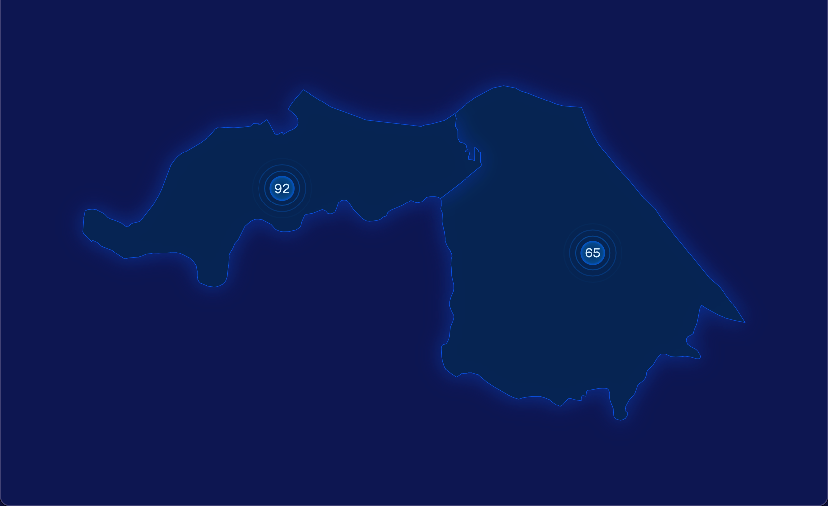 11 echarts 黄石市西塞山区geoJson地图圆形波纹状气泡图