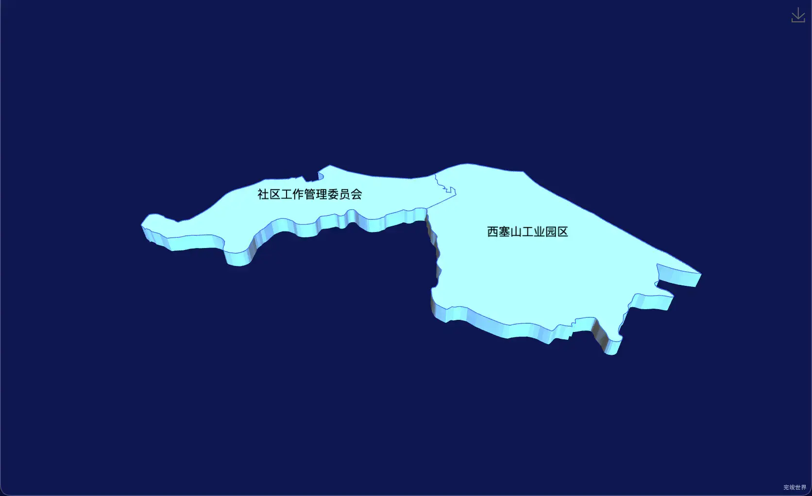 18 echarts 黄石市西塞山区geoJson地图3d地图