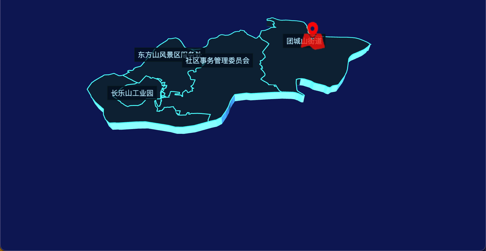 19 echarts 黄石市下陆区geoJson地图3d地图自定义图标