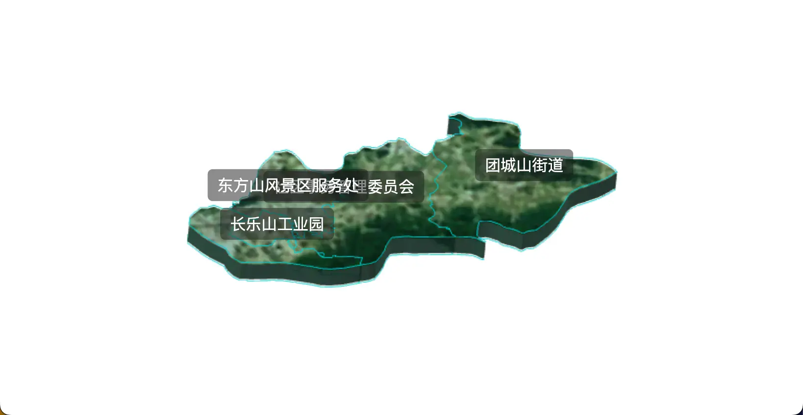 7 threejs 黄石市下陆区geoJson地图3d地图自定义贴图加CSS2D标签