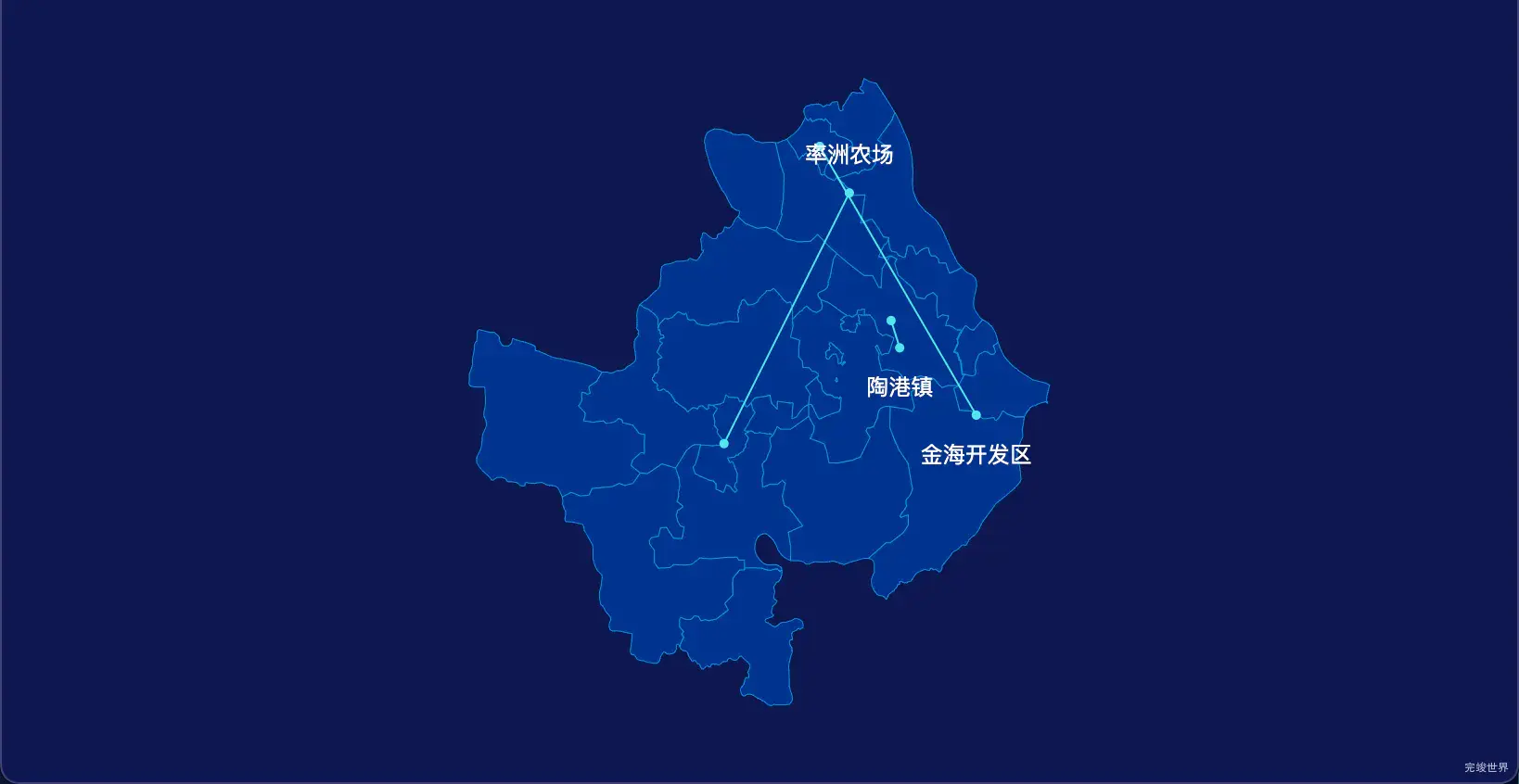 7 echarts 黄石市阳新县geoJson地图自定义引导线