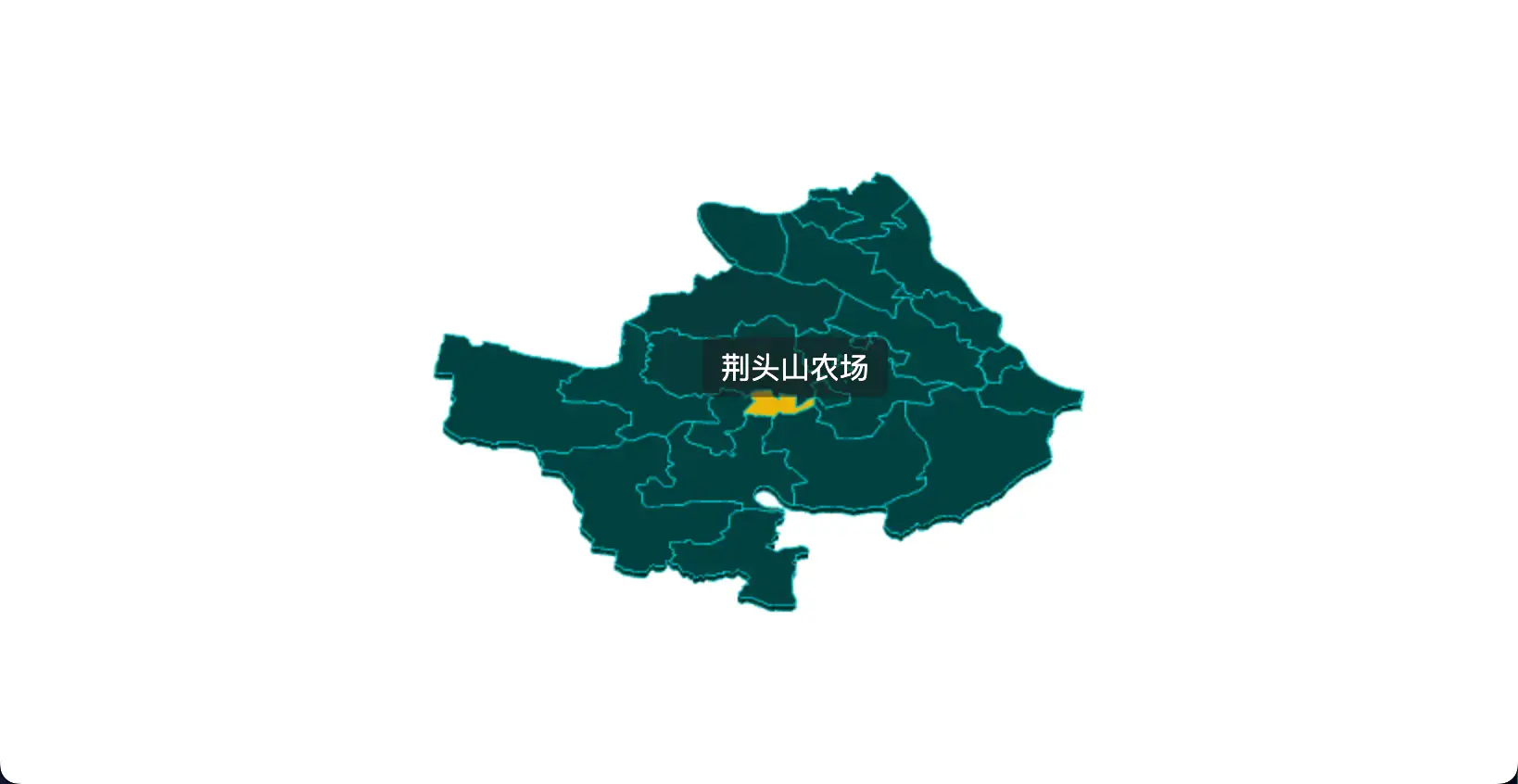 3 threejs 黄石市阳新县geoJson地图3d地图鼠标移入显示标签并高亮