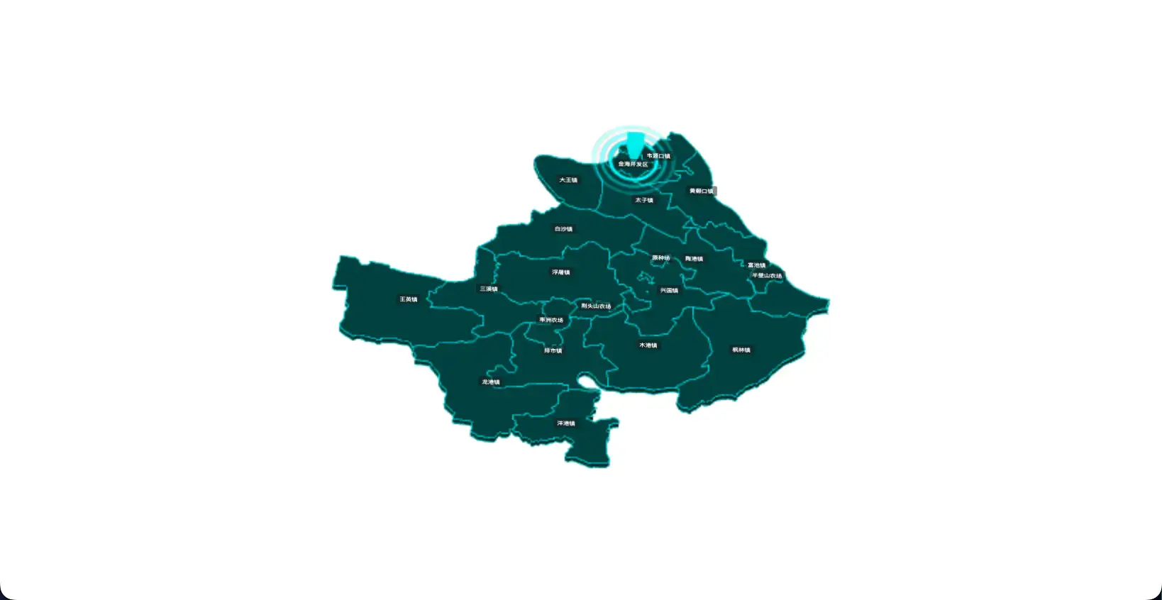 5 threejs 黄石市阳新县geoJson地图3d地图添加旋转棱锥