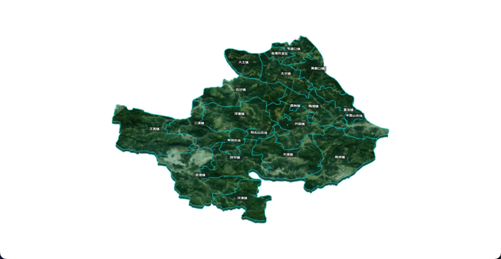 6 threejs 黄石市阳新县geoJson地图3d地图自定义贴图加CSS3D标签