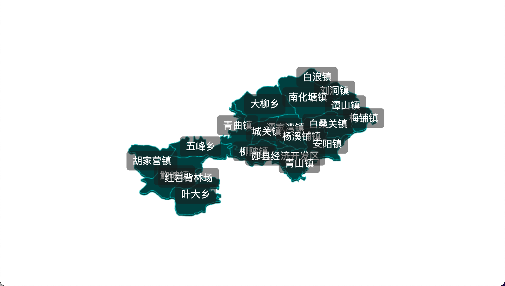 2 threejs 十堰市郧阳区geoJson地图3d地图css2d标签