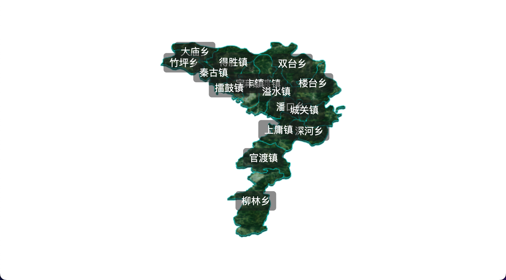 7 threejs 十堰市竹山县geoJson地图3d地图自定义贴图加CSS2D标签