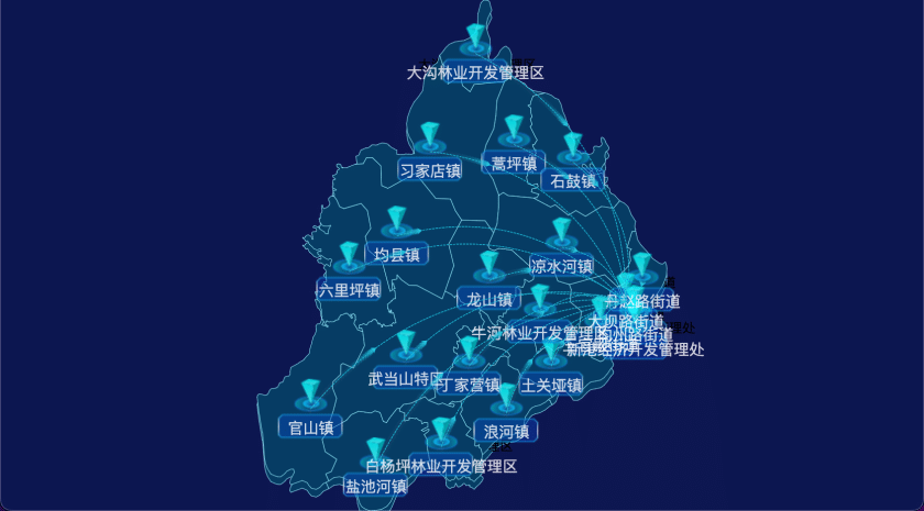 丹江口市GeoJSON地图标签自定义