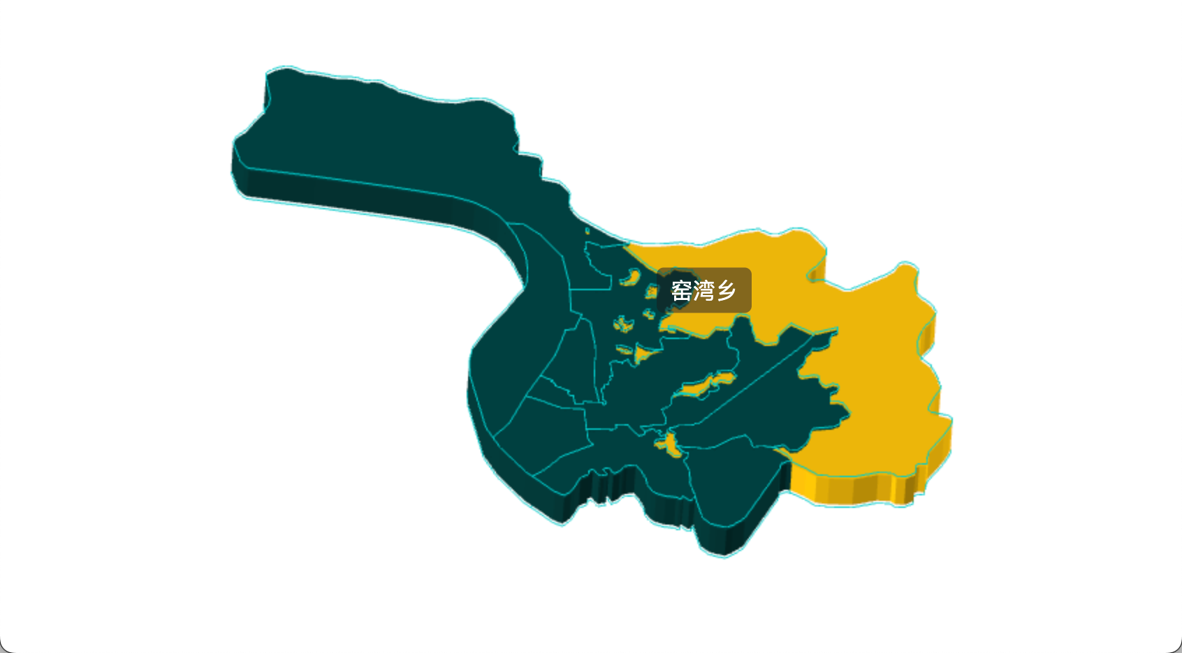 threejs宜昌市西陵区鼠标移入高亮与标签展示