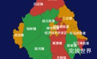 echarts孝感市应城市geoJson地图3d地图效果实例