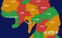 echarts荆州市监利市geoJson地图3d地图实例旋转动画实例