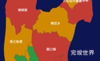 echarts黄冈市黄州区geoJson地图点击地图获取经纬度实例代码