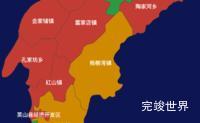 echarts黄冈市英山县geoJson地图地图排行榜效果实例代码