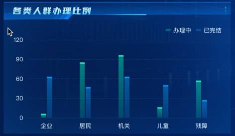 各类人群办理比例