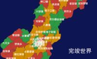 echarts毕节市七星关区geoJson地图定义颜色实例