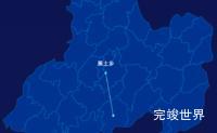 echarts毕节市织金县geoJson地图自定义引导线代码演示