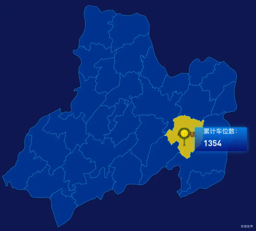 echarts毕节市织金县geoJson地图点击地图插小旗