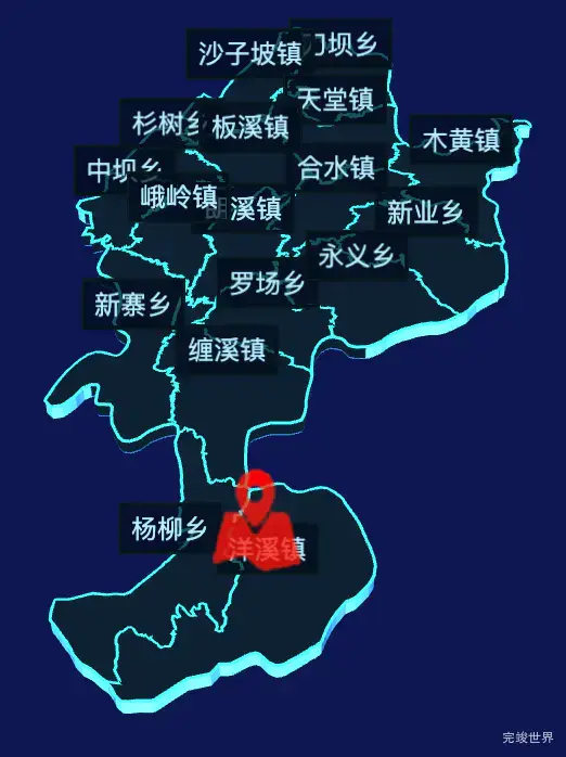 echarts铜仁市印江土家族苗族自治县geoJson地图3d地图自定义图标