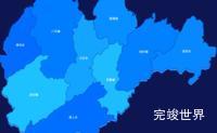 echarts黔东南苗族侗族自治州三穗县geoJson地图 visualMap控制地图颜色效果