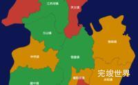 echarts黔南布依族苗族自治州瓮安县geoJson地图定义颜色实例