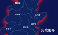 echarts黔南布依族苗族自治州龙里县geoJson地图阴影演示实例