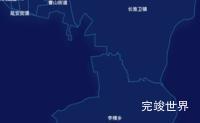 echarts蚌埠市龙子湖区geoJson地图点击地图获取经纬度实例代码