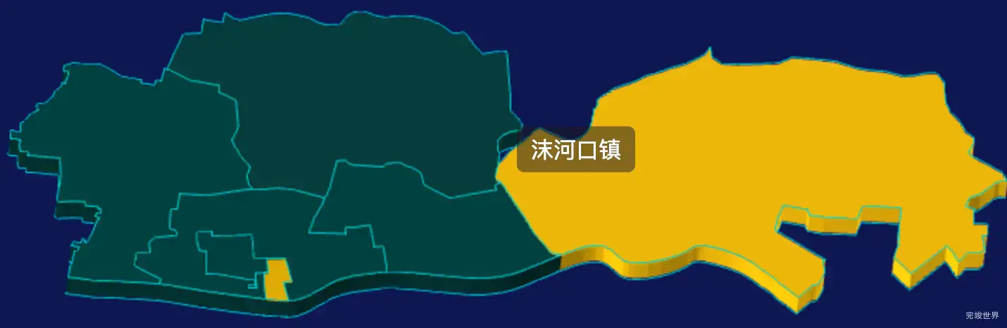 threejs蚌埠市淮上区geoJson地图3d地图指定区域闪烁