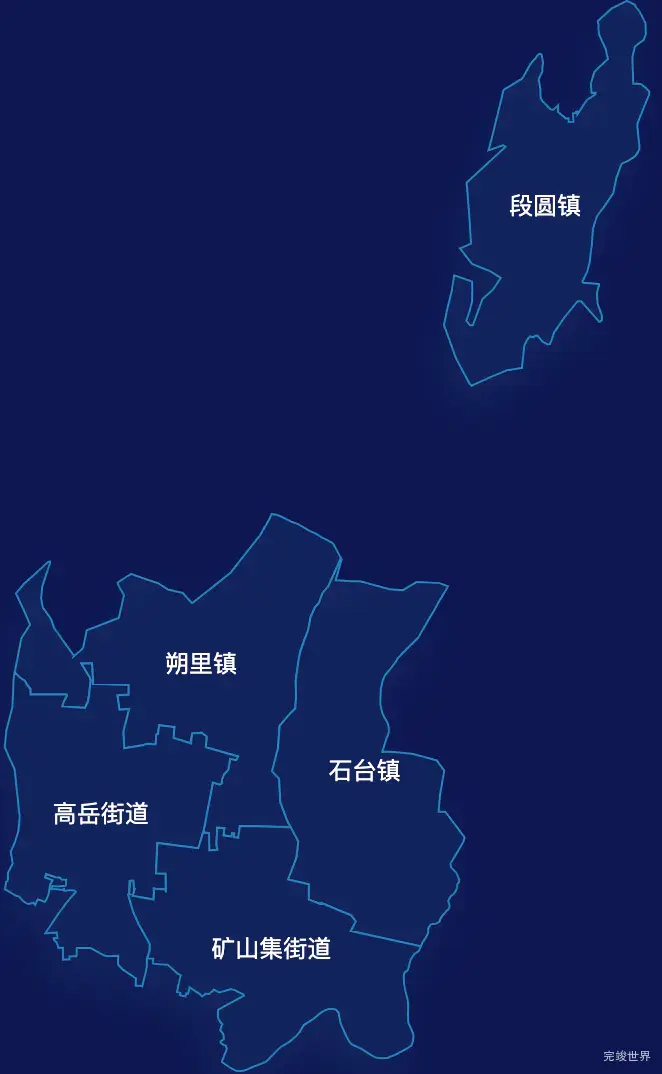 echarts淮北市杜集区geoJson地图点击弹出自定义弹窗