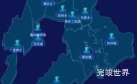 echarts铜陵市义安区geoJson地图点击跳转到指定页面演示实例