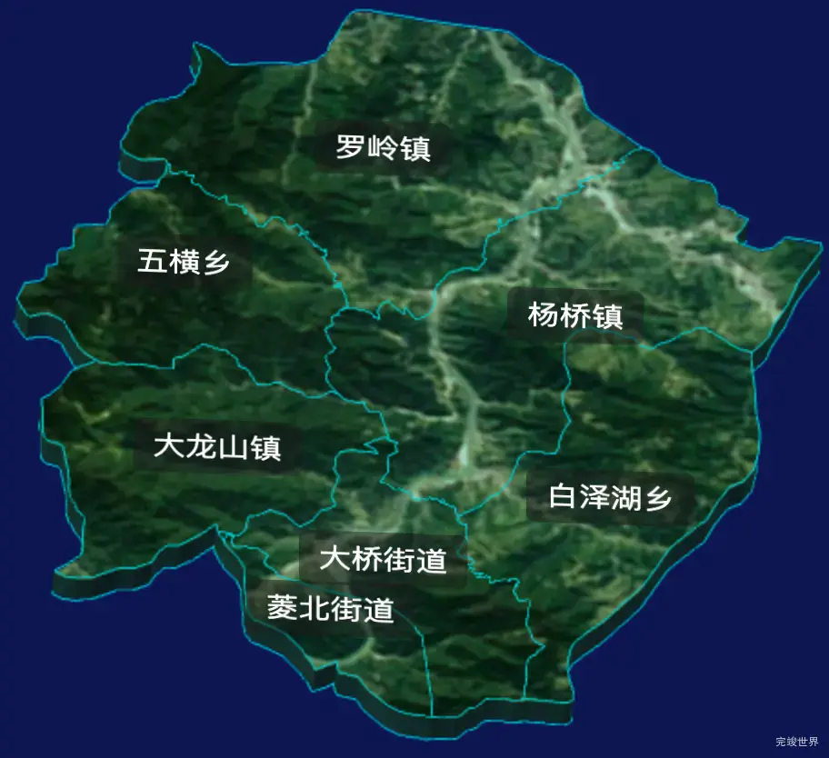 threejs安庆市宜秀区geoJson地图3d地图CSS3D标签