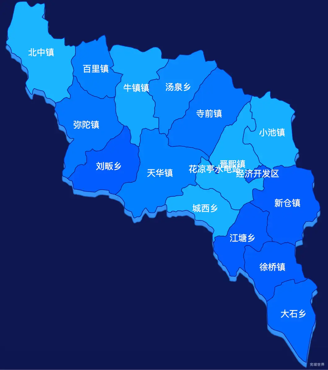 echarts安庆市太湖县geoJson地图 visualMap控制地图颜色